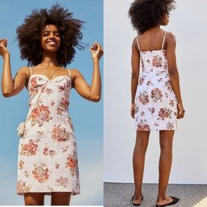 Brock Collection×H&M floral corset dress  Cocktail/Wedding/Easter/datenight szS